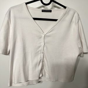Brandy Melville White Button Shirt
